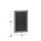 Flash Furniture 18 x 24 Rustic Gray Magnetic Hanging Chalkboard HGWA-GDIS-CRE8-062315-GG - alternate 5
